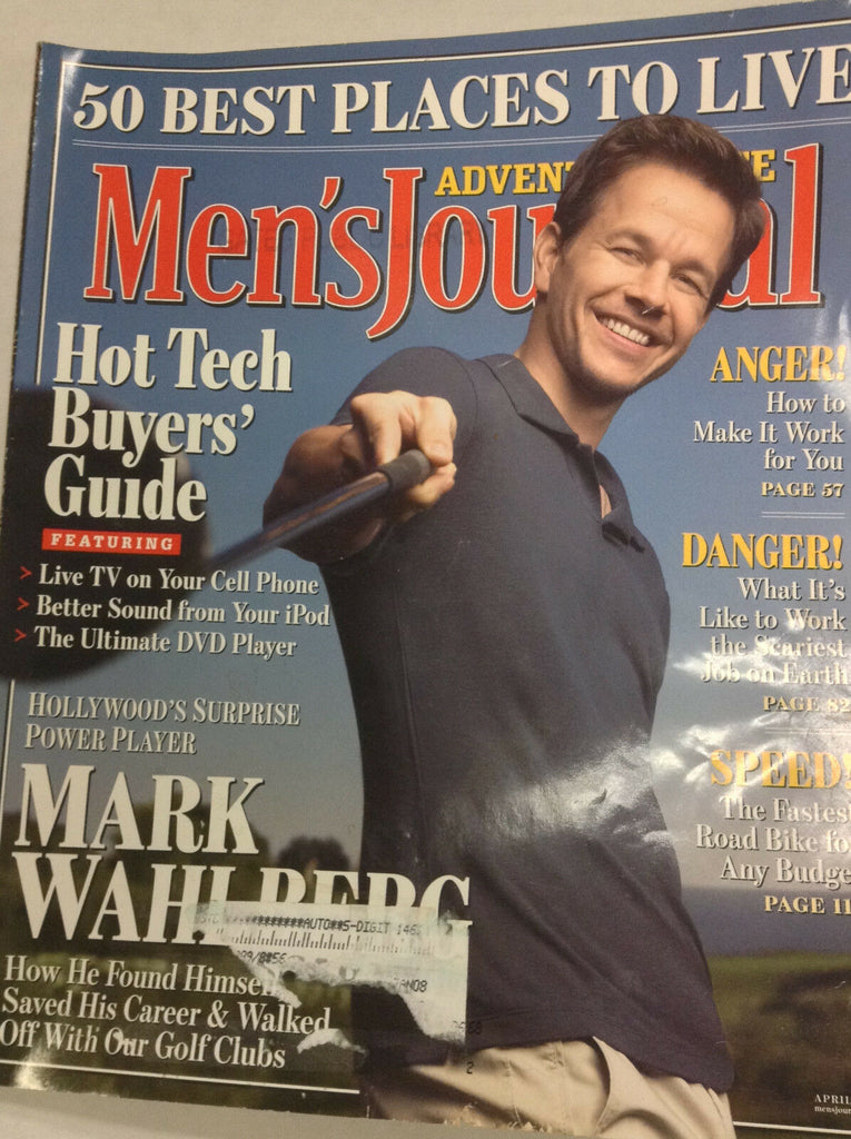 Men's Journal Magazine Mark Wahlberg 50 Places To Live April 2007 062717nonr