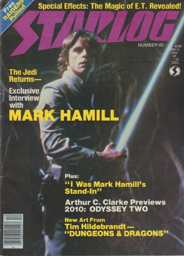 Starlog #65 December 1982 Mark Hamill Star Wars Arthur C Clark 020519DBE