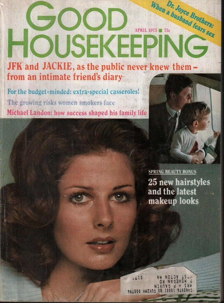 Good Housekeeping April 1975 John F Kennedy Jackie 101118AME