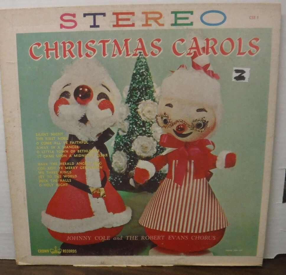 Christmas Carols Johnny Cole & The Robert Evans Chorus CST-1 012118LLE