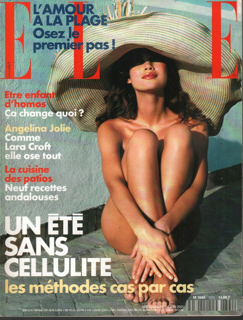 Elle French Fashion Magazine June 18 2001 Angelina Jolie 091120ame2