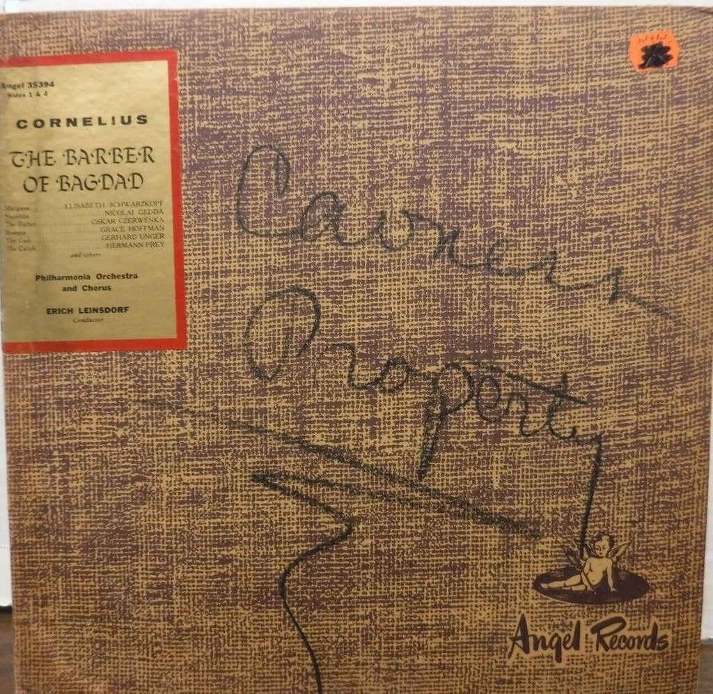 Cornelius The Barber of Bagdad 33RPM Erich Leinsdorf Sides 1 & 4 021217LLE