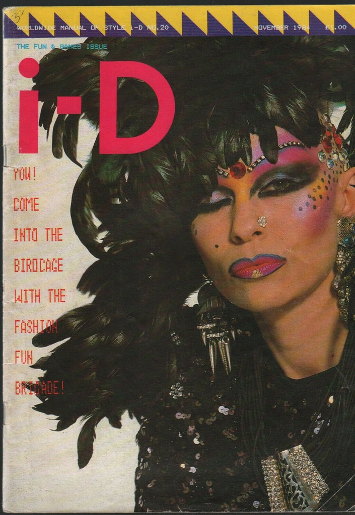 i-D Pop Culture Magazine November 1984 Steve Dixon Ronnie Randall 020321ame