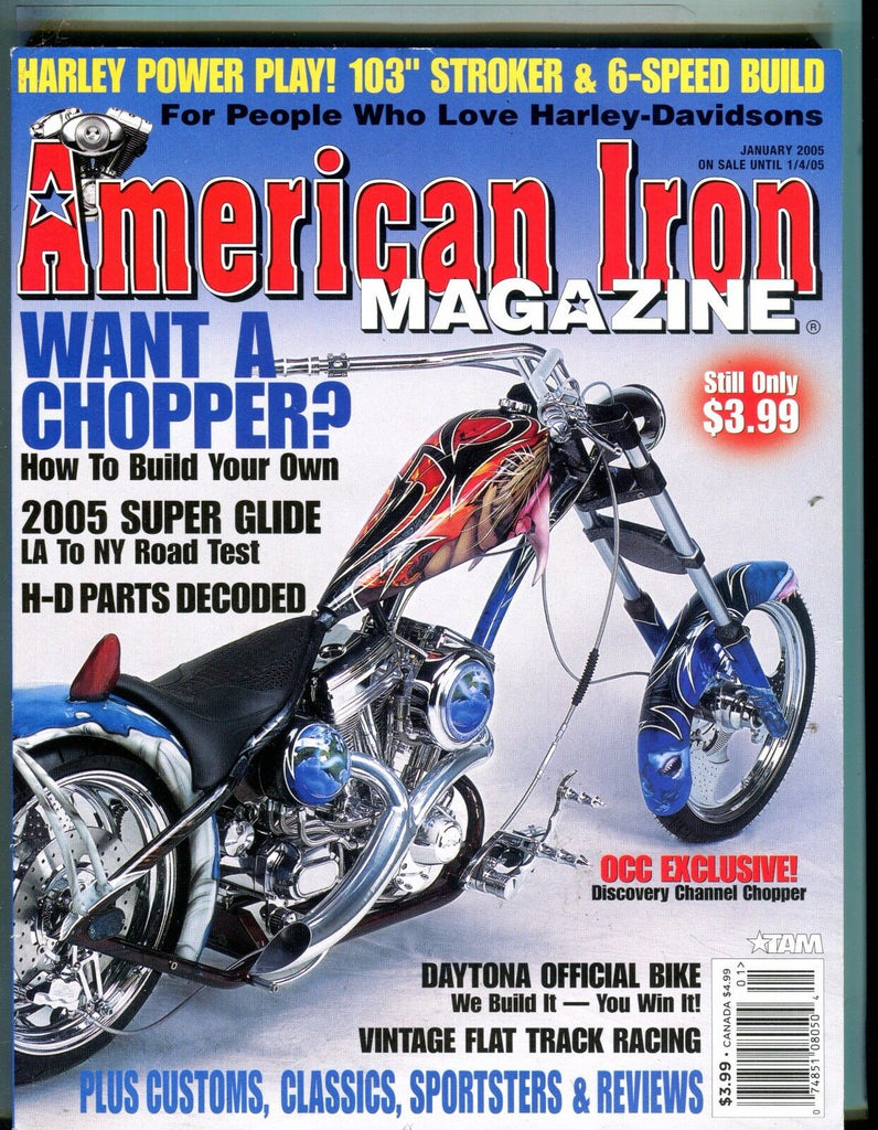 American Iron Magazine January 2005 Super Glide EX No ML 042817nonjhe