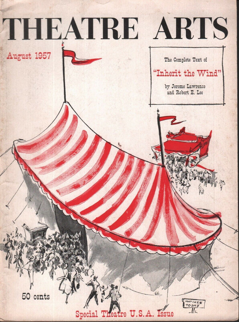 Theatre Arts August 1057 Jerome Lawrence Robert E Lee 010418AME