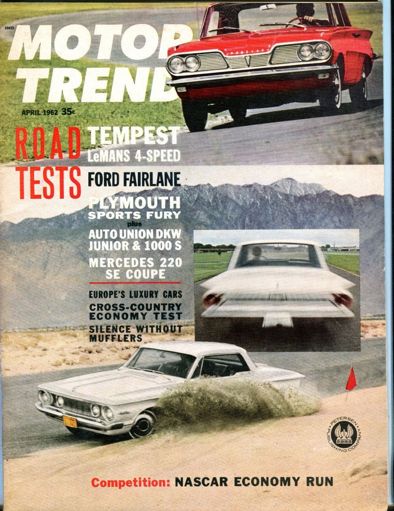 Motor Trend Magazine April 1962 Tempest LeMans VG No ML 052217nonjhe