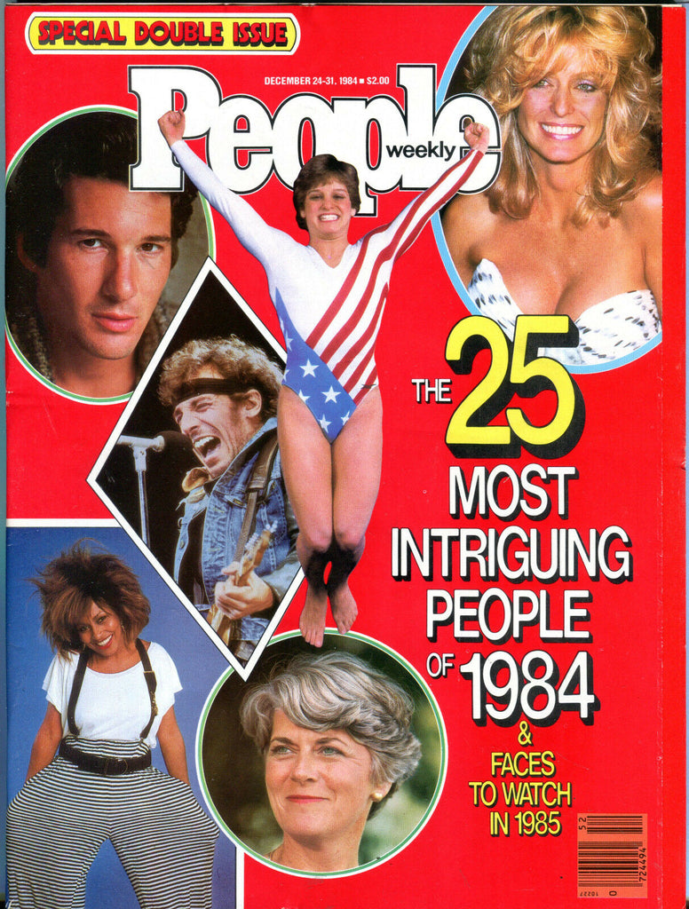 People Magazine December 24-31 1984 Farrah Fawcett Richard Gere EX 081816jhe