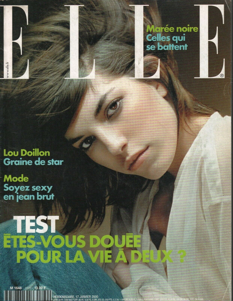 Elle French Fashion January 17 2000 Lou Doillon Hillary Clinton 100520ame