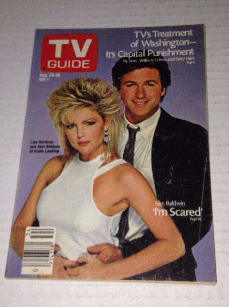 Tv Guide Magazine Alec Baldwin Lisa Hartman August 24-30 1985 021517RH