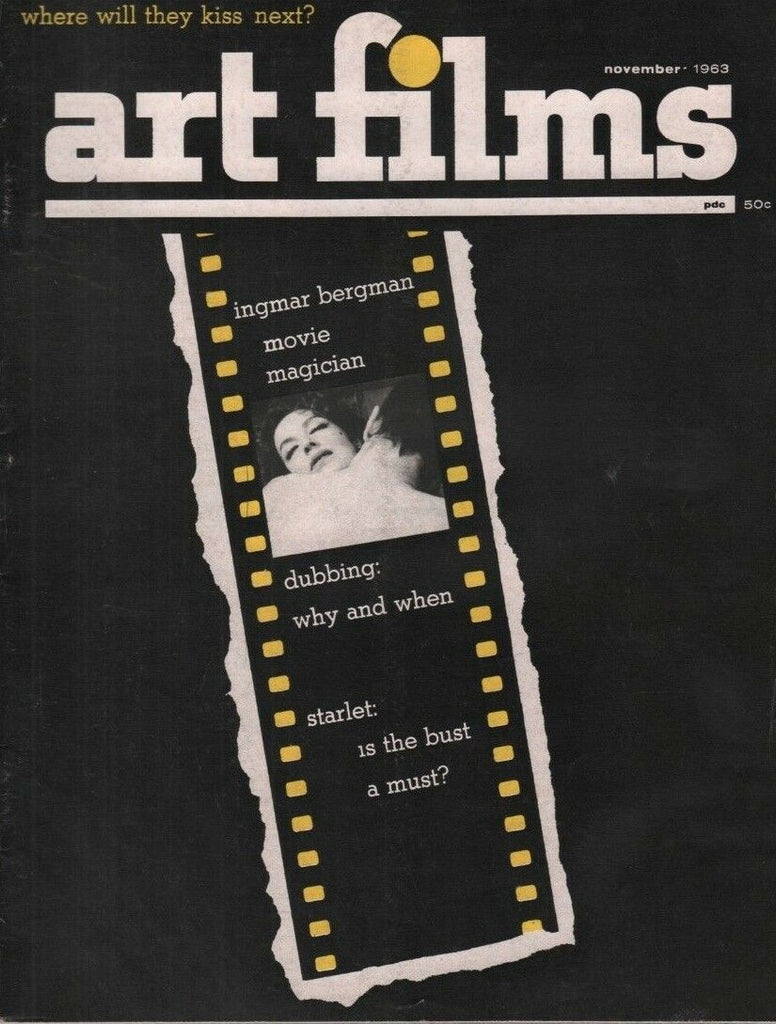 Art Films November 1963 Igmar Bergman James West 082418DBE2