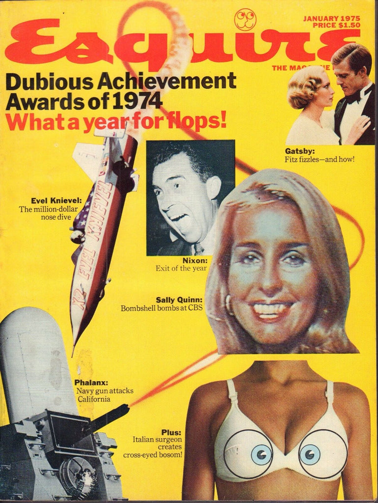 Esquire January 1975 Evel Knievel, Richard Nixon 050517nonDBE