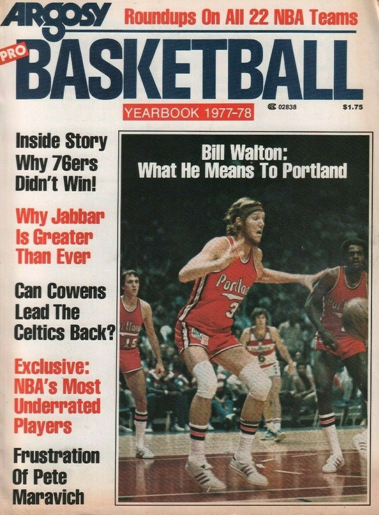 Pro Basketball Yearbook 1977-78 Bill Walton Kareem Abdul Jabbar 051619DBE