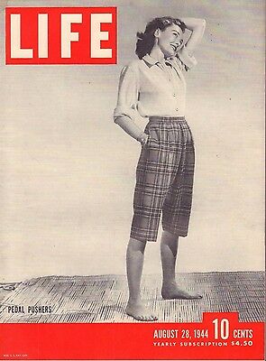 Life Magazine August 28 1944 Birthday Pedal Pushers VG 050216DBE2