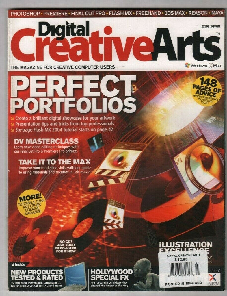 Digital Creative Arts UK Mag Photoshop Perfect Portfolios No.7 2000s 012420nonr