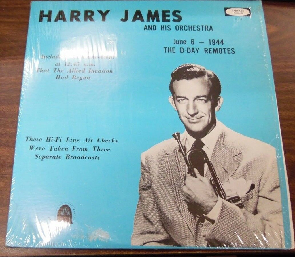Harry James and his Orchestra June 6 - 1944 the D-day Remotes 33RPM 092416LLE