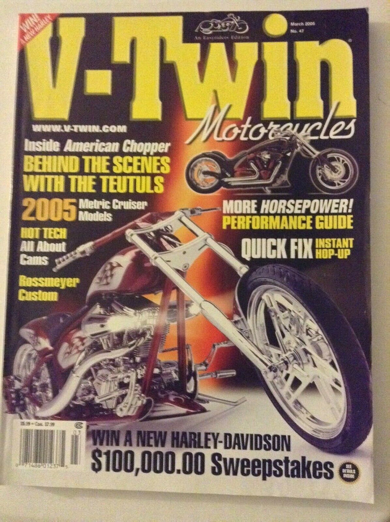 V-Twin Motorcycles Magazine Rossmeyer Custom March 2005 052019nonrh