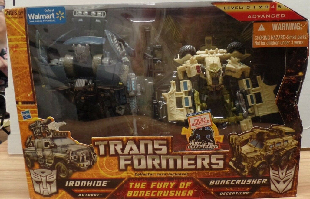 Transformers HFTD The Furry Of Bonecrusher Set Ironhide Walmart 103018DBT4