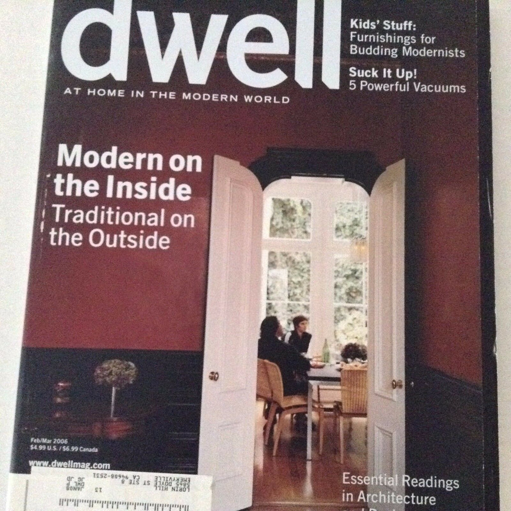 Dwell Magazine Modern On The Inside Traditional Out Feb/March 2006 070917nonrh