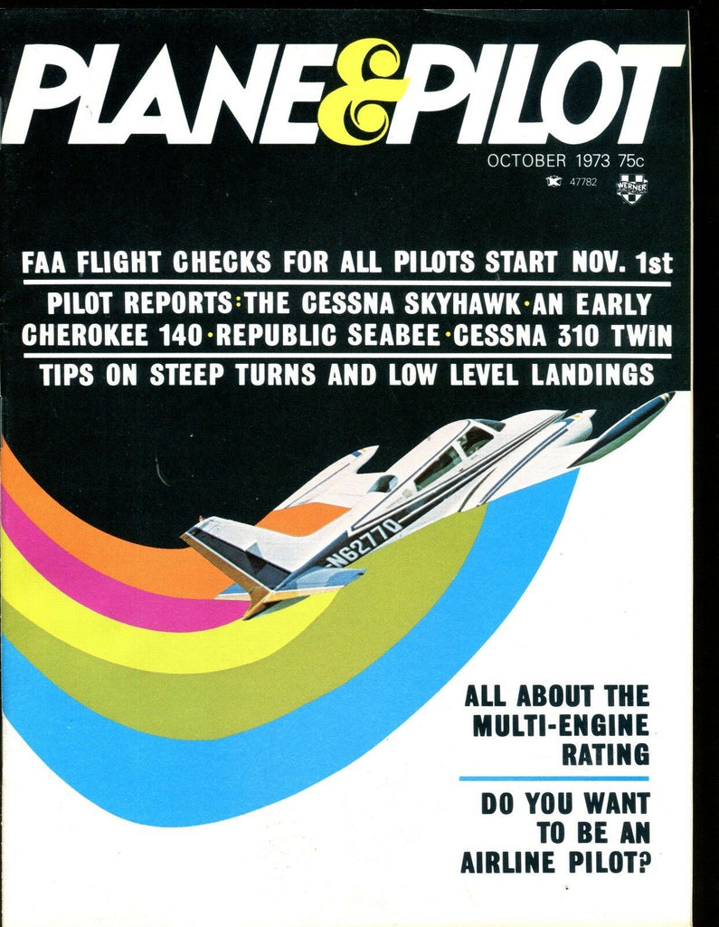 Plane & Pilot Magazine October 1973 Cessna Skyhawk EX No ML 112916jhe