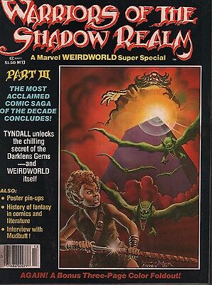 Warriors of the Shadow Realm Marvel Magazine October 1979 EX 123115DBE