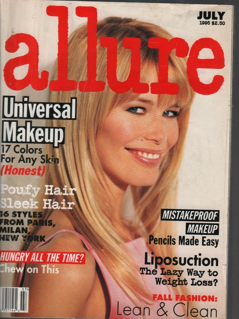 Allure Magazine July 1995 Claudia Schiffer Fashion 091319AME
