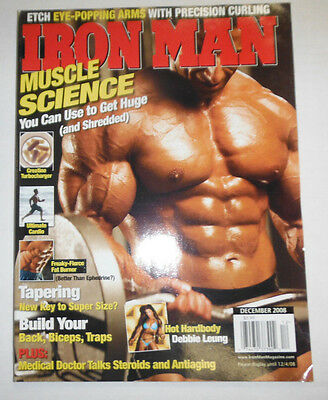 Iron Man Magazine Muscle Science Tapering Super Size? December 2008 101014R2