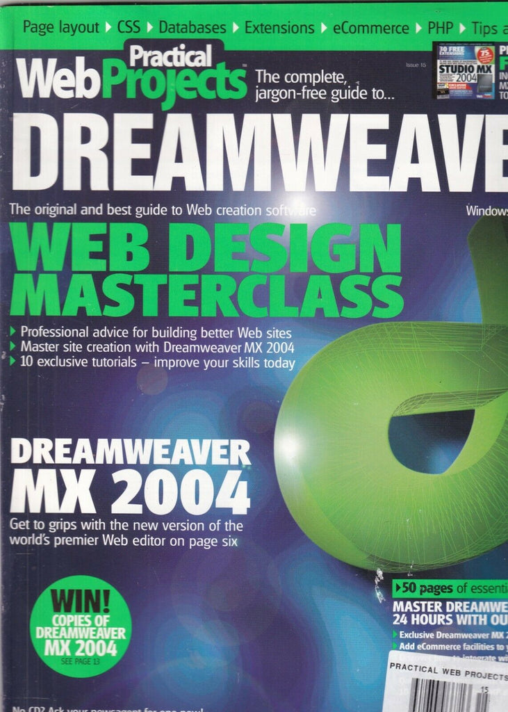 Practical Web Projects Dreamweaver Web Design 2004 101219nonr