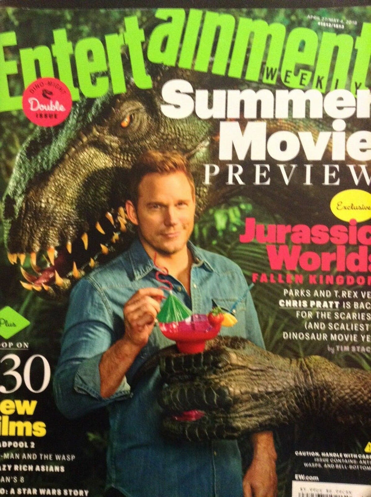 Entertainment Weekly Magazine Chris Pratt April/May 4, 2018 NO ML 081218nonrh