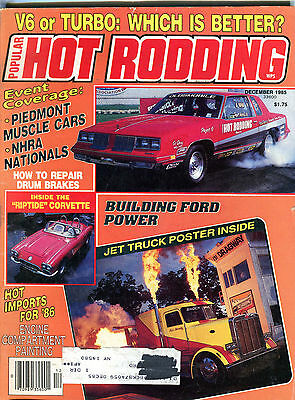 Popular Hot Rodding Magazine December 1985 Building Ford Power VGEX 032216jhe