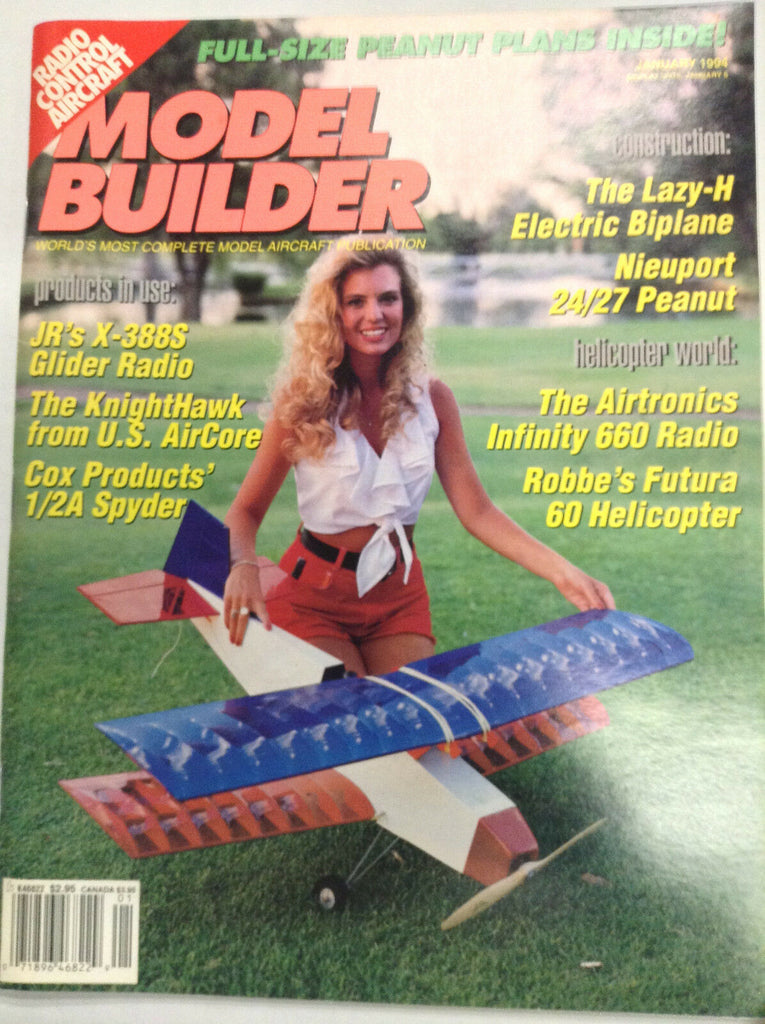 Model Builder Magazine JR;s X0388S Glider Radio January 1994 040917nonrh