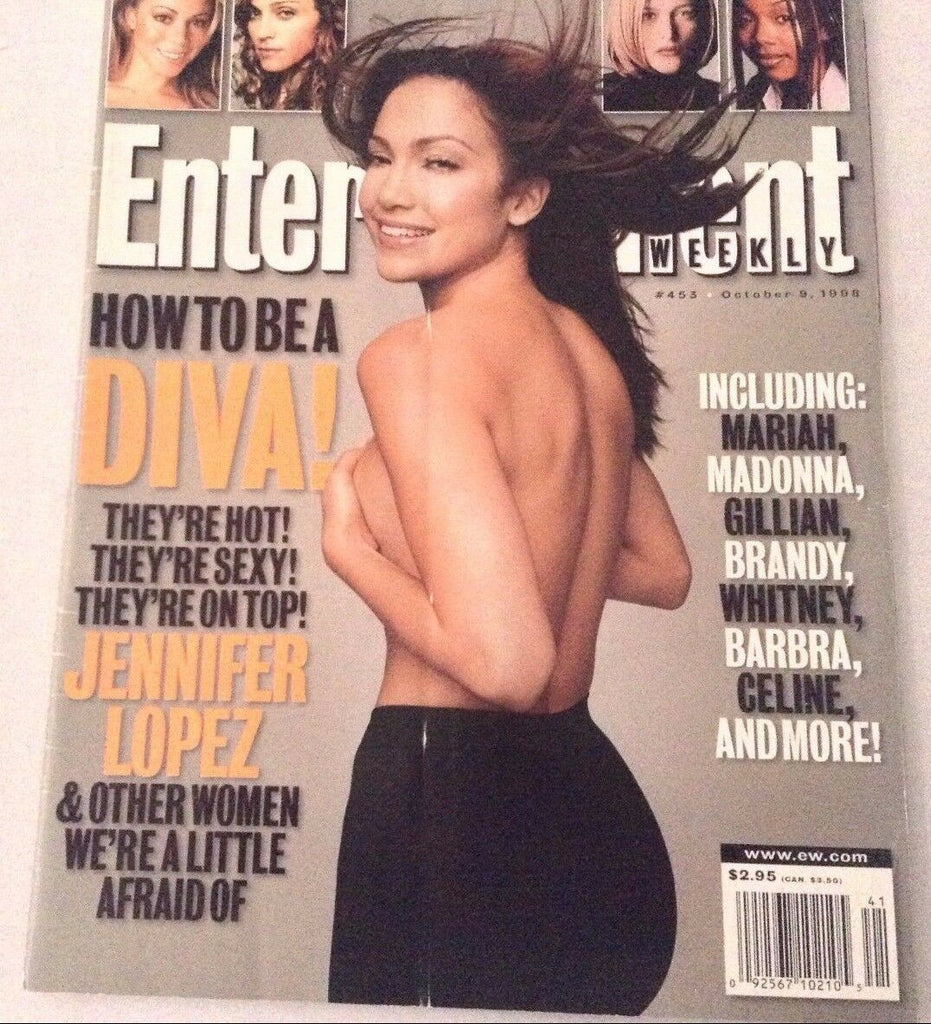 Entertainment Weekly Magazine Jennifer Lopez Mariah October 9, 1998 072317nonrh