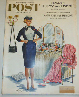 Post Magazine Lucy And Desi Magic Eyes For Medicine May 1958 122014R