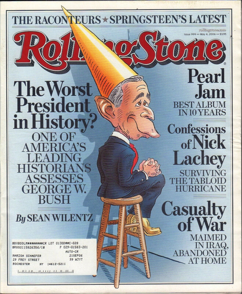 Rolling Stone May 4 2006 "The Worst President in History" w/ML 082516DBE