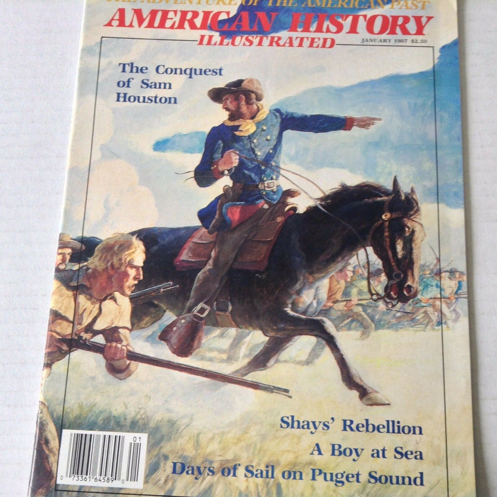 American History Magazine The Conuest Of Sam Houston January 1987 071417nonrh