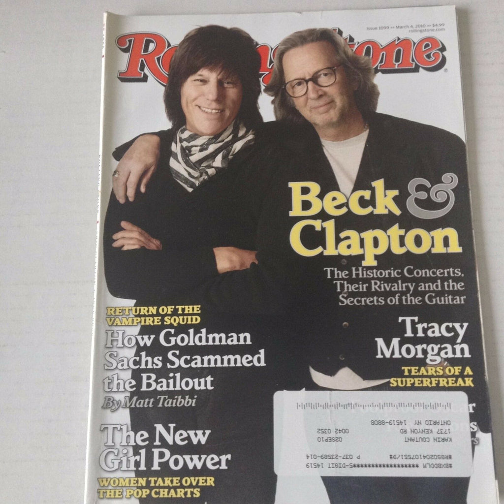 Rolling Stone Magazine Beck & Eric Clapton March 4, 2010 051717nonrh