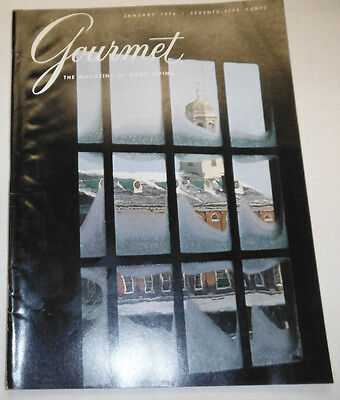Gourmet Magazine The Early American Larder January 1976 102214R