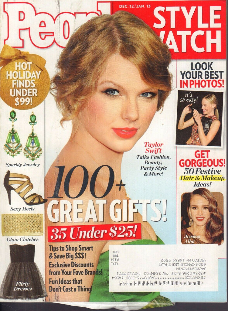 People Style Watch December 2012 January 2013 Taylor Swift w/ML 052217nonDBE