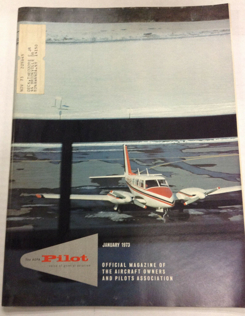 The Aopa Pilot Magazine Casa Bellanco & Genave's Sigma January 1973 120116R