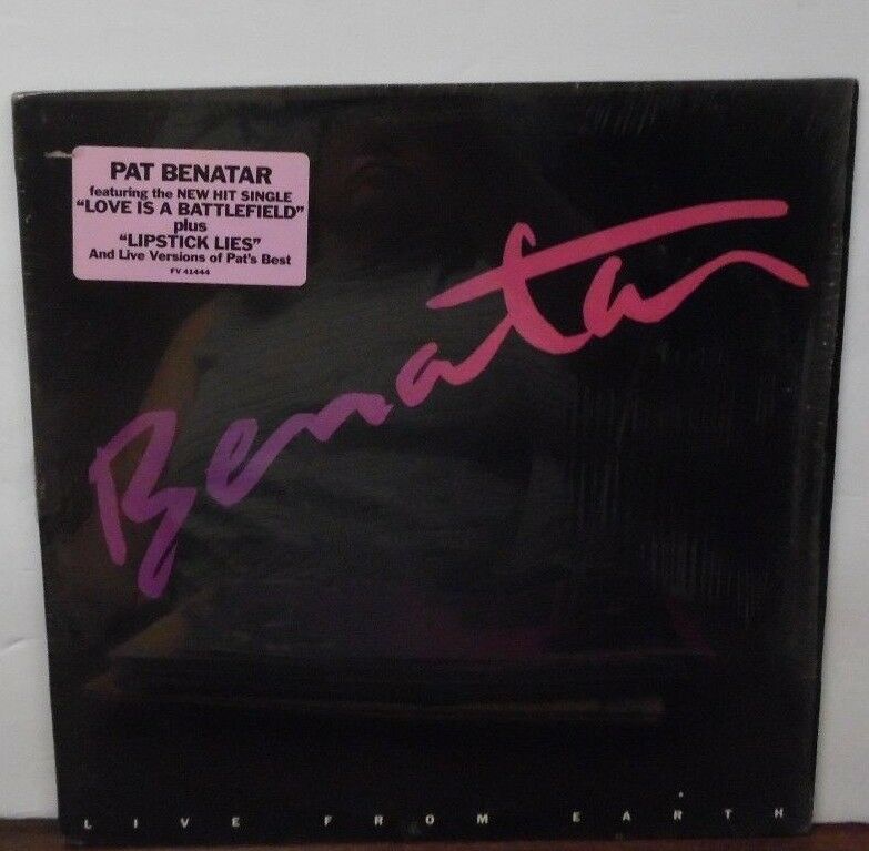 Pat Benatar Live from Earth vinyl FV41444 070118LLE