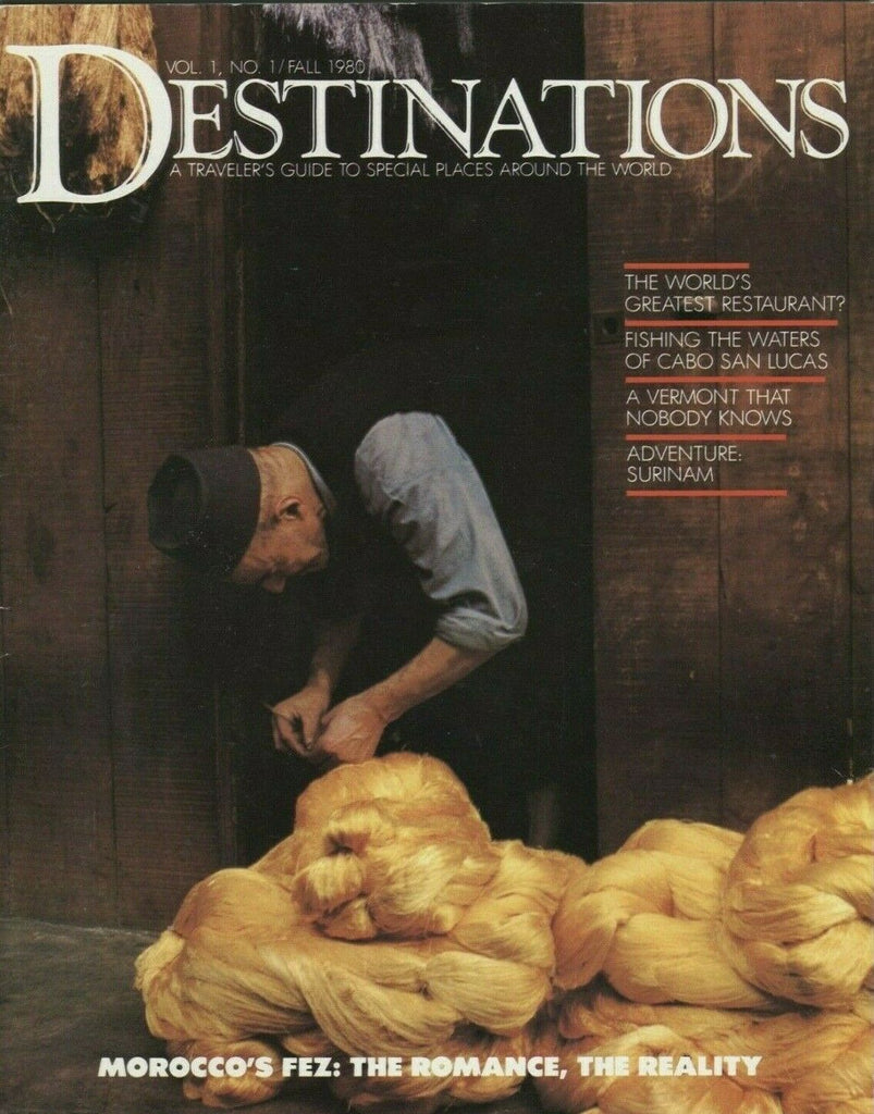 Destinations Fall 1980 Premier Issue Travel Magazine 021220DBE