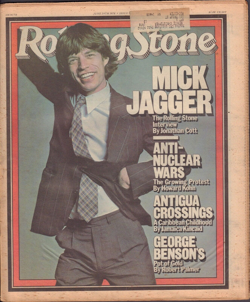 Rolling Stone June 29 1978 Mick Jagger, George Benson w/ML 121616DBE