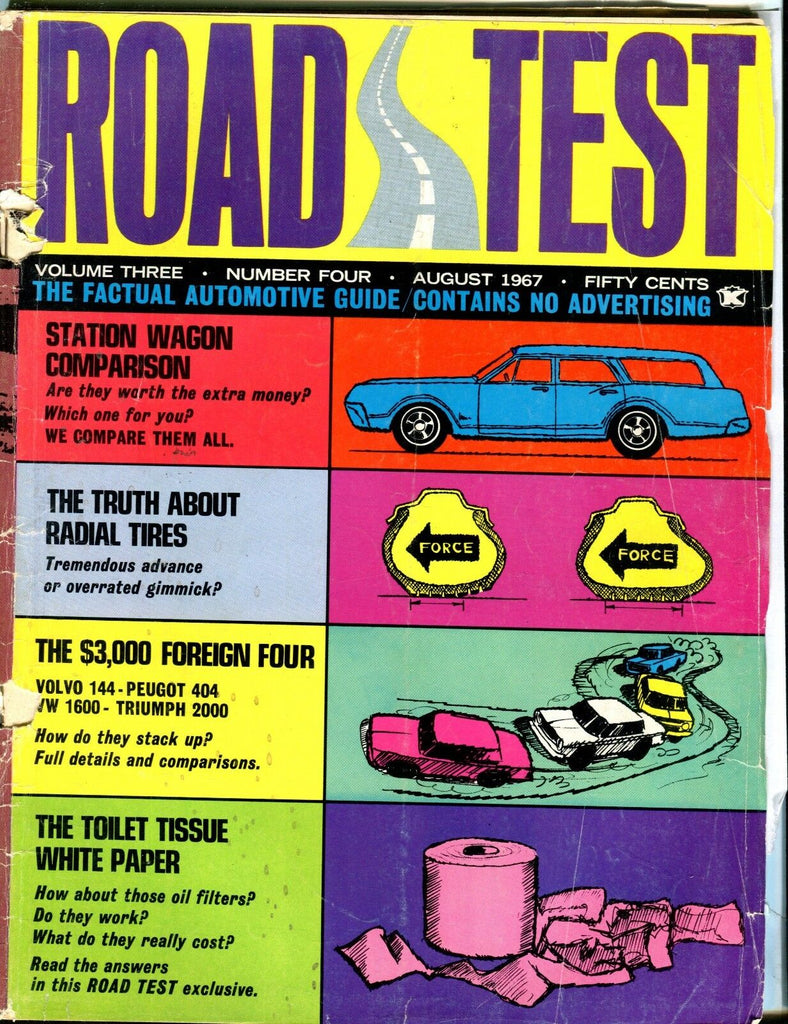 Road Test Magazine August 1967 Station Wagon GD No ML 032217nonjhe