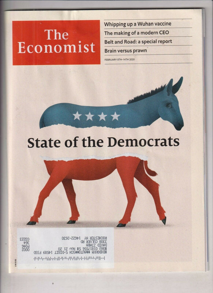 The Economist Mag State Of The Democrats February 8-14, 2020 022420nonr