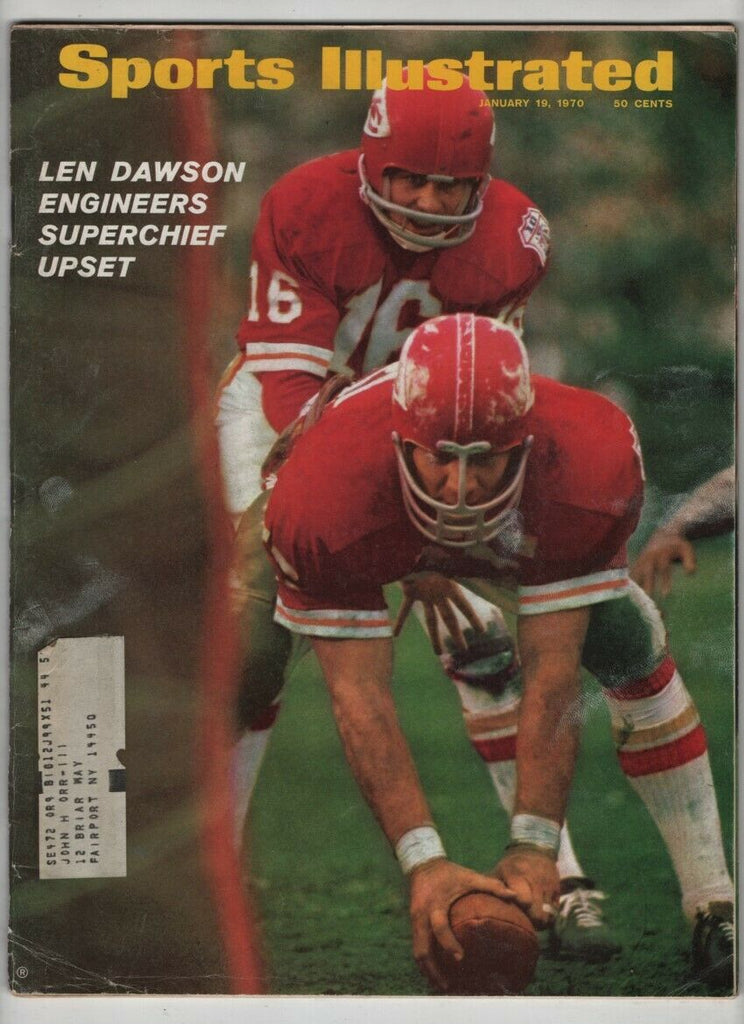 Sports Illustrated January 19 1970 Len Dawson Kansas City Chiefs 080520DBE