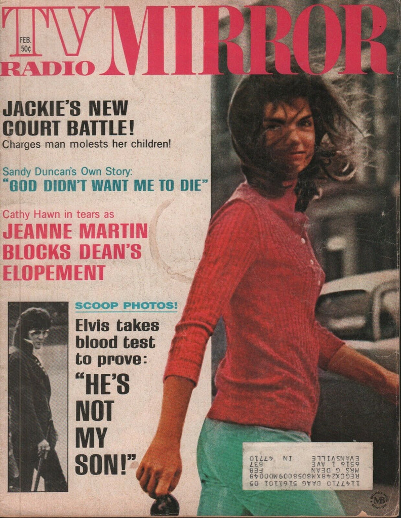 TV Mirror Radio 1972 Jackie Kennedy Elvis Presley Jeanne Martin 062019AME2