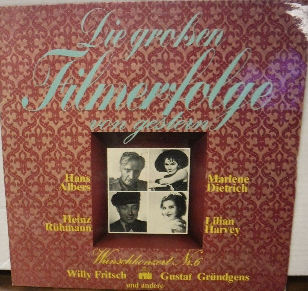 Die Grossen Filmerfolge von gestern Wunschkonzen Nr, 6 vinyl 030218LLE