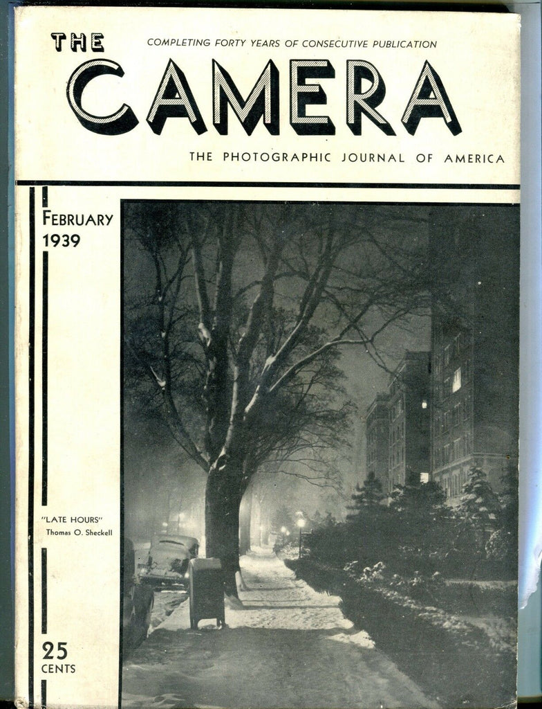 The Camera Magazine February 1939 Thomas Sheckell GD 042517nonjhe