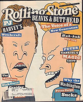Rolling Stone August 19 1993 Beavis & Butt-Head w/ML VG 082916DBE