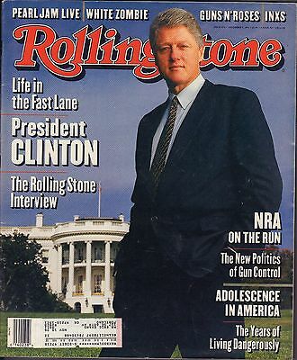 Rolling Stone December 9 1993 President Clinton, White Zombie w/ML VG 082916DBE