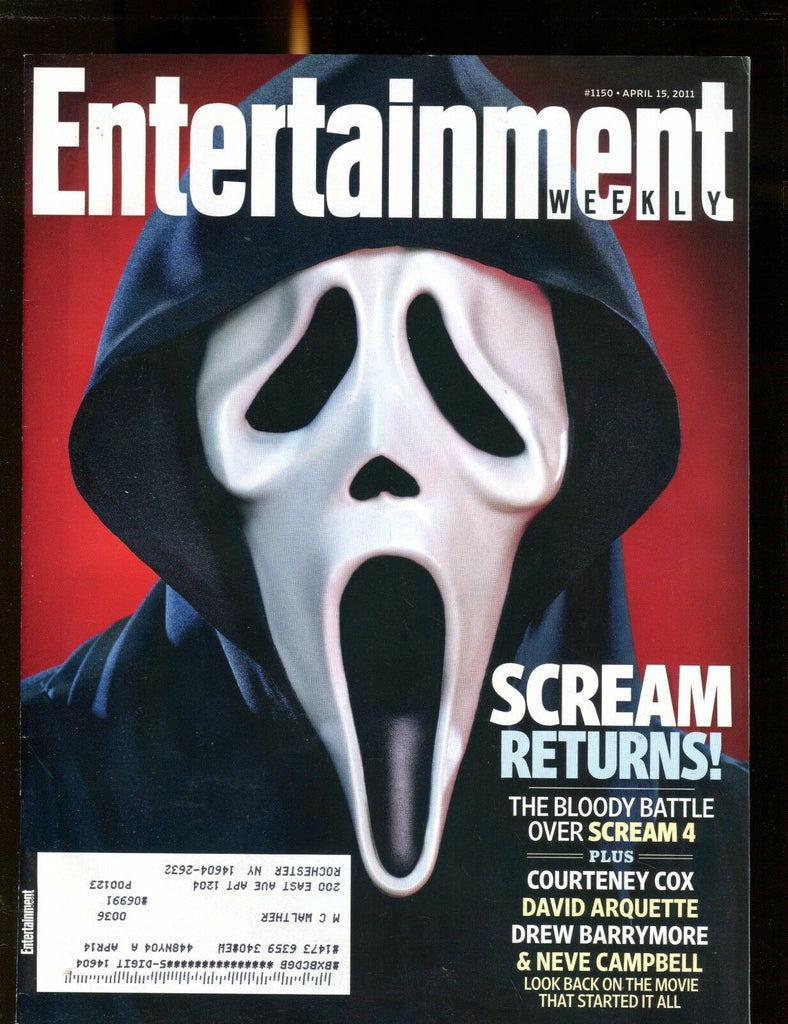 Entertainment Weekly Magazine April 15 2011 Scream EX w/ML 021017jhe